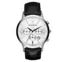 Emporio Armani Men's Classic Black Chronograph Watch - AR2432